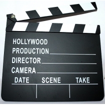 Hollywood Director's Film Movie Slateboard Clapper
