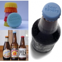 Beer Saver Reusable Silicone Bottle Caps - Set of 6