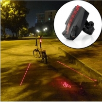 LED Bicycle Laser Taillight Bike Rear Light Logo Projection