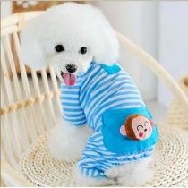 Adorable Cozy Dog Pajamas for Dog Shirt Dog Jumpsuit Dog Clothes Cute Monkey Pet Clothes