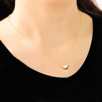 Love Heart Pendant Chain Choker Necklace Gifts 