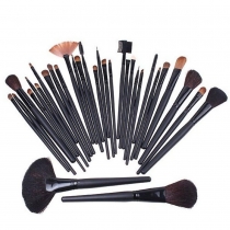 Professional Beauty Cosmetic Makeup Brushes 32pcs Set Knit with Pouch