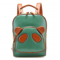 Contrast Candy Color Cute Cartoon Panda Book Backpack Travelling Bag