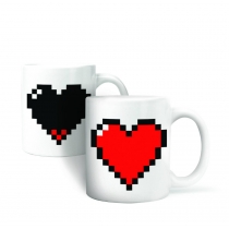 Pixel Heart Morphing Mug