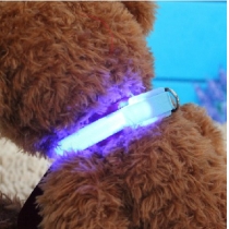 LED Flashing Lights Dog Collar Nylon