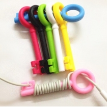 Cute Cable Tie 5-psc Key Cord Organizer Earphone Wrap Winder(Color randomly)