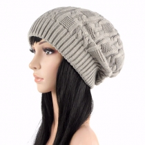 European Style Chic Pure Color Knit Beanie