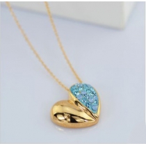 Cherish Past Opal Love Gold-plated Necklace
