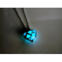 Luminous LED Necklace Hollow Out Love Pendants