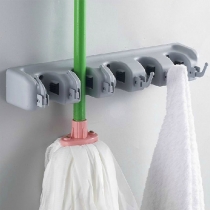 Mop and Broom Holder, Wall Mounted Garden Tool Storage Tool Rack Storage 
