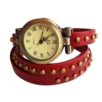 Vintage Rivet Leather Watch