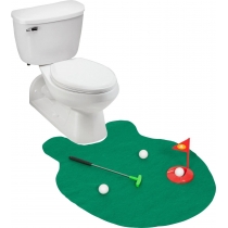 Toilet Golf - Putter Practice in the Bathroom Toy with this Potty Putter
