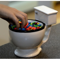 Creative Style Toilet Shaped Ceramic Coffee Cup