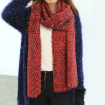 Latest Sweet Cute Mixing Color Warm Scarf