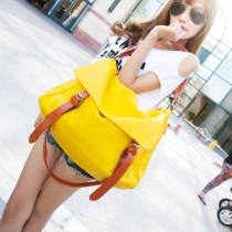 Leisure Cute Brilliant Yellow Crossbody Bag Handbag