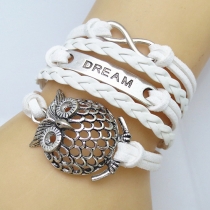 Retro Owl DREAM Friendship Bracelet