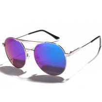 Vintage Tone Frame Round Sunglasses Shades 