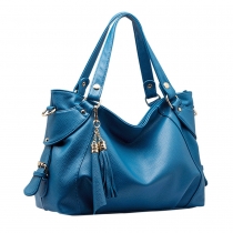 Fashion Tassels Solid Color Shoulder Messenger Bag