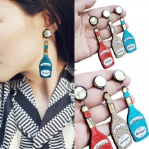 Chic Style Wine-bottle Shaped Earring