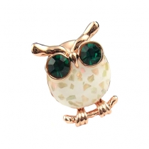 Fashion Lovely Cute Crystal Shell Owl Ring
