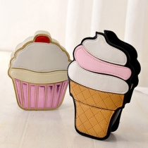 Cute Ice Cream/Cake Shaped Shoulder Messenger Bag