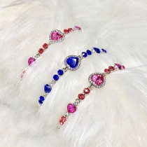 Fashion Rhinestone Heart-shaped Crystal Bracelet