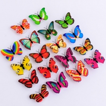 Creative Colorful Butterfly Can Be Pasted Night Light