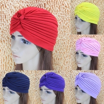 Fashion Solid Color Wrinkled Cap Beanies