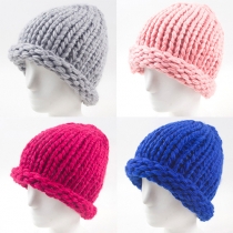 Fashion Solid Color Knit Cap Beanies