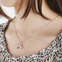 Fashion Wishbone Pendant Necklace