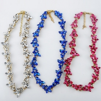 Fashion Wheat Crystal Necklace