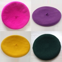 Fashion Solid Color Beanies Berets