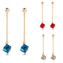 Fashion Crystal Pendant Earrings