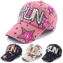 Fashion Embroidery Printed Women's Peaked Cap