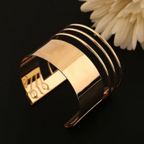 Fashion Gold-tone Hollow Out Alloy Bracelet