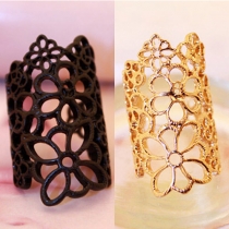 Fashion Hollow Out Flower Ring