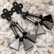 Fashion Triangle Pendant Earrings