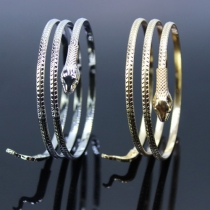 Fashion Gold/Silver-tone Snake Shaped Multilayer Bracelet