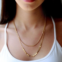 Fashion Double-Layered Necklace