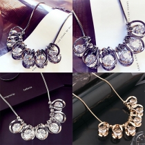 Fashion Crystal Pendant Necklace
