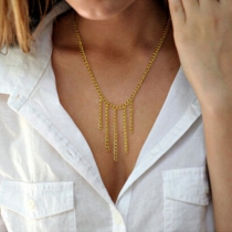 Elegant Tassels Chain Necklace For Women 