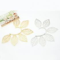 Fashion Hollow Out Leaves Earhook Earring