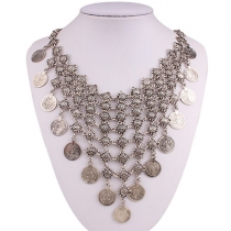 Ethnic Style Coins Pendant Necklace