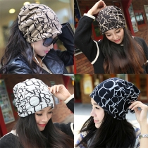 Fashion Letters Printed Multifunctional Headscarf Beanies