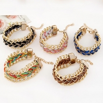 Fashion Style All-Match Multi-Layer Crocheted Bracelet