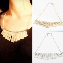 Fashion Style Alloy Chain Tasseled Necklace