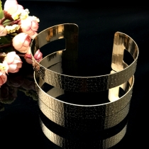 Fashion All-match Geometric Shaped Hollow Out Arm Bracelet