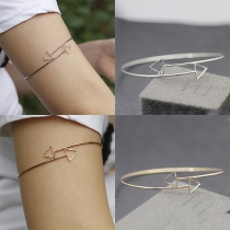 Fashion Simple Hollow Out Triangle Shaped Arm Bracelet