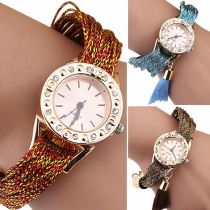 Fashion Creative Colorful Tassel Dial Quartz Watch