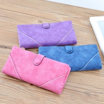 Fashion Solid Color Multifunctional Handbag Wallet
